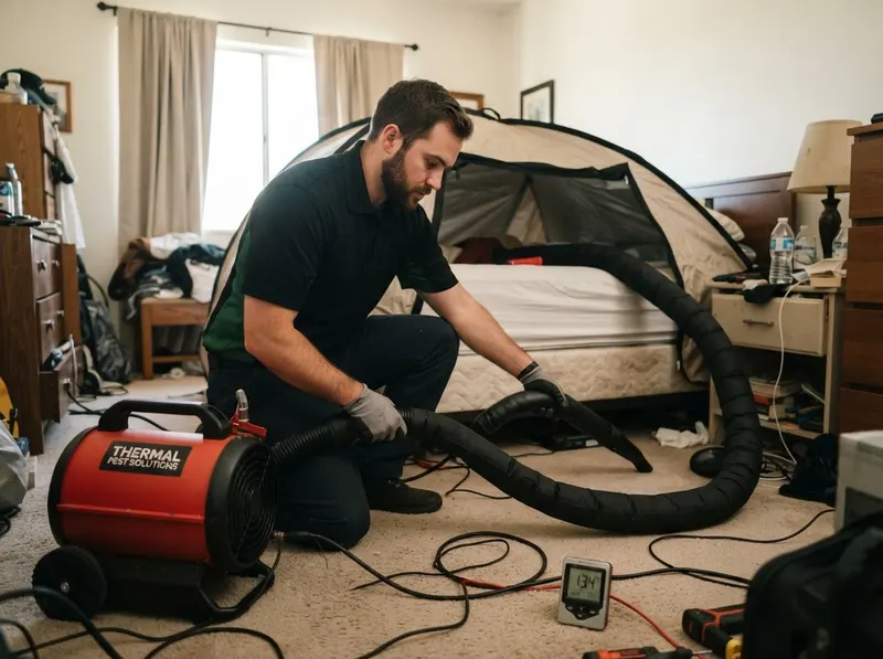 Thermal Structural Bed Bug Eradication in Los Angeles, CA
